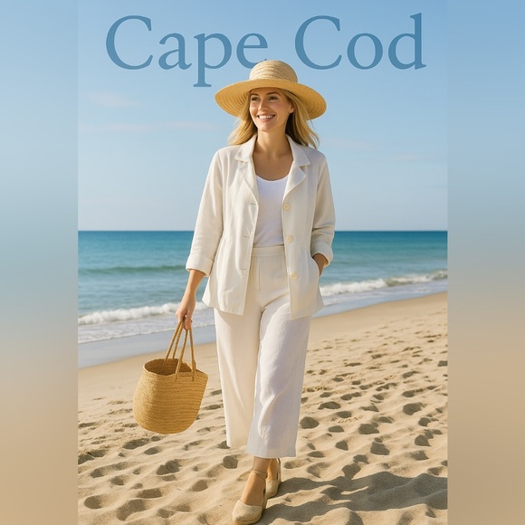 Nantucket calling? 26W AVENUE Cotton No Gap Capri, New Without Tags. - Picture 3 of 13